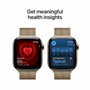 Apple Watch Series 11 GPS + Cellular - 42mm - Boîtier Gold Titanium - Bracelet Gold Milanese Loop
