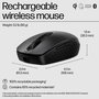 HP 695 Souris Sans Fil Rechargeable Bluetooth avec Charge Qi, 6 Boutons Programmable, 4000 PPP, Périphérique Léger et Écologique en Français
