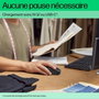 HP 695 Souris sans fil rechargeable Bluetooth avec charge Qi, 6 boutons programmables, 4000 PPP, compatible multi-appareils