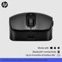 HP 695 Souris sans fil rechargeable Bluetooth avec charge Qi, 6 boutons programmables, 4000 PPP, compatible multi-appareils