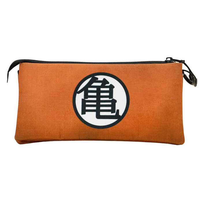 KARACTERMANIA Etui Portatout Dragon Ball Suit Triple - 3 compartiments étanches - 23x11x7 cm - En matériau recyclé