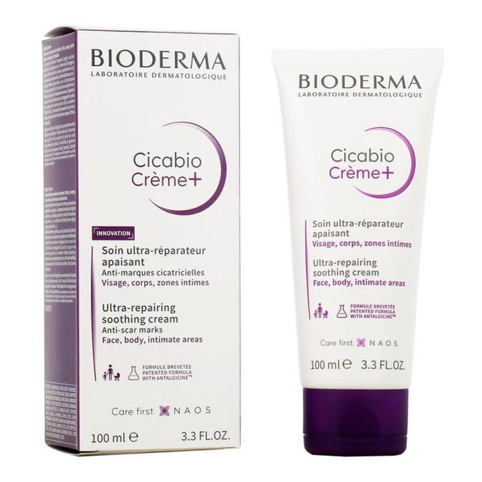 Bioderma Crème Réparatrice Cicabio - 100 ml - Soin Apaisant et Restructurant pour la Peau Bioderma Crème Réparatrice Cicabio - 100 ml - Soin Apaisant et Restructurant pour la Peau