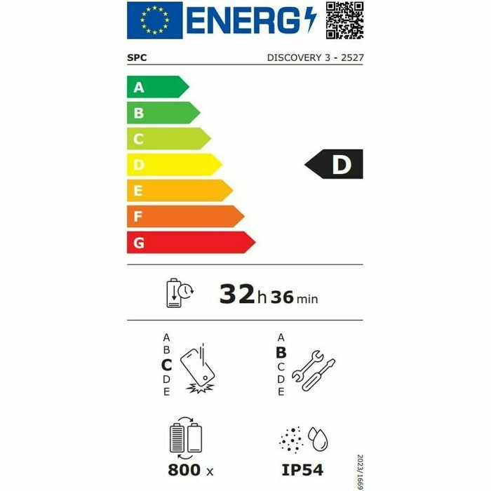 Smartphone SPC Discovery 3 6,8" 4 GB RAM 128 GB Noir Unisoc