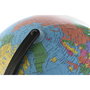 Globe terrestre Home ESPRIT Bleu Noir Multicouleur PVC Aluminium 33 x 32 x 41 cm