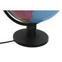 Globe terrestre Home ESPRIT Bleu Noir Multicouleur PVC Aluminium 33 x 32 x 41 cm
