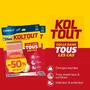 Cyanolit Lot de 2 rubans adhésifs double face Koltout Ruban Strips x10