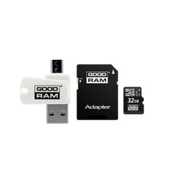 GOODRAM Carte mémoire microSDHC 32GB Class 10 UHS I U1 V10