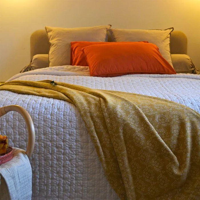 Toison D'Or Edredon Blanc/Beige 140 x 160