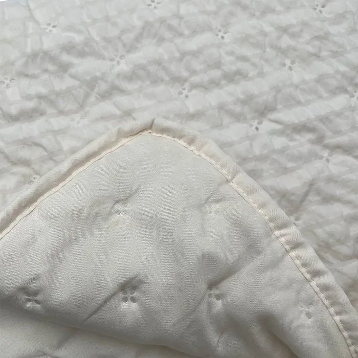 Toison D'Or Edredon Blanc/Beige 140 x 160