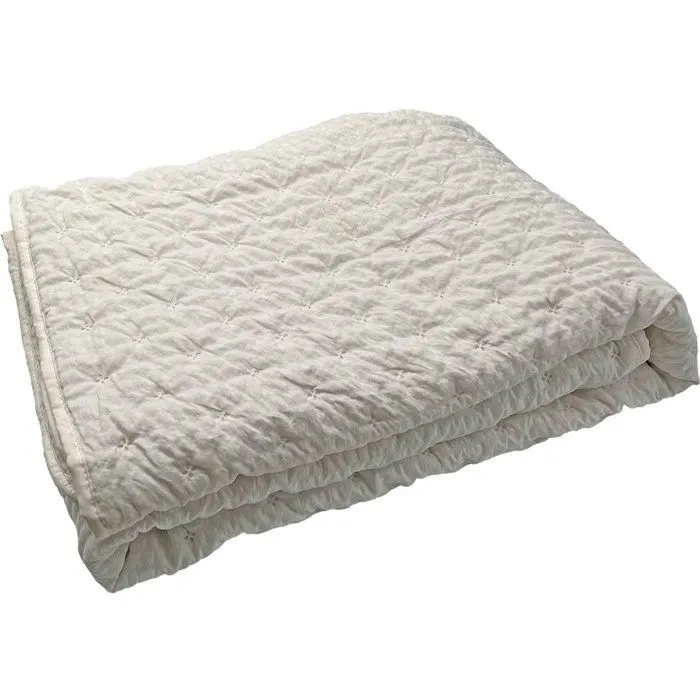 Toison D'Or Edredon Blanc/Beige 140 x 160