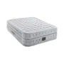 Intex Supreme Air-Flow - Matelas gonflable double 2 places en PVC, Structure Fiber-Tech, 152x203x51 cm - Gris