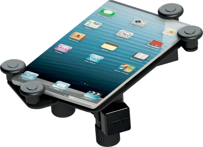 QUIKLOK Support Universel pour Tablette en Acier, 111-301 mm de Largeur, 6,9-18,7 mm d'Épaisseur