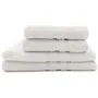 Today - Lot de 2 serviettes de bain 50x90 cm et 2 draps de bain 70x130 cm - 100% Coton - Couleur Craie