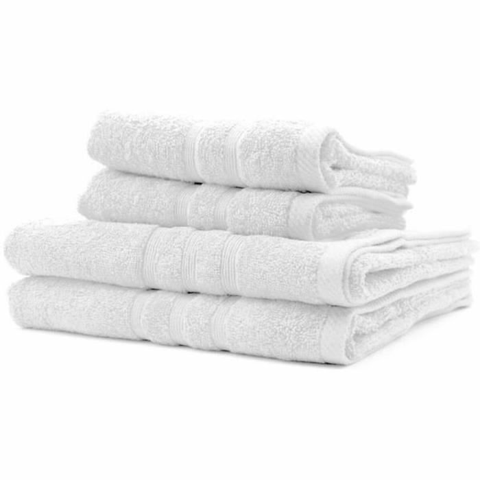 Today Ensemble de 4 serviettes et draps de bain, Craie Today Ensemble de 4 serviettes et draps de bain, Craie