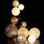 Home Deco Factory Guirlande de Lumière 10 LED Marron