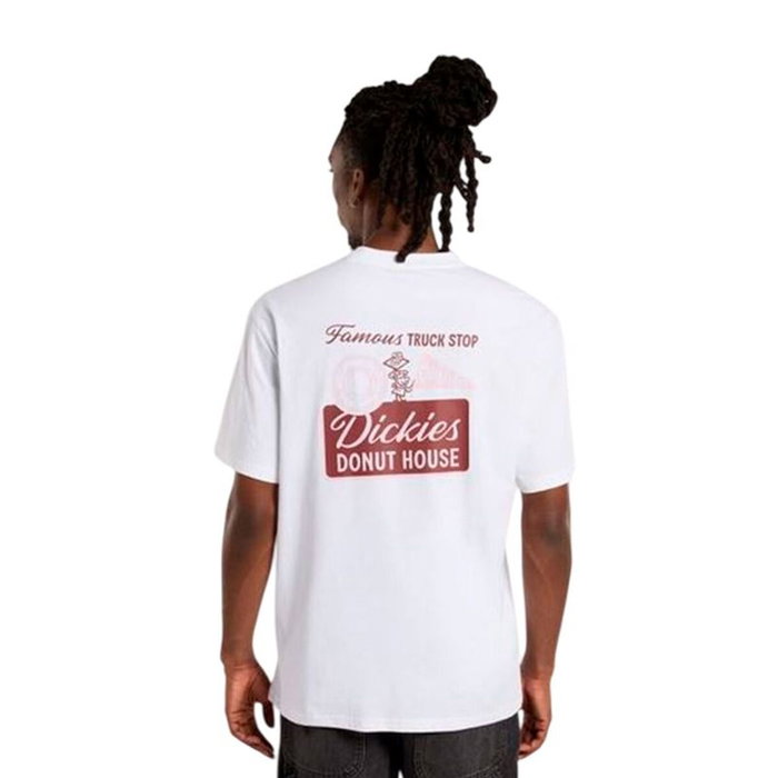 T-shirt à manches courtes homme Dickies Donut House Ss Blanc