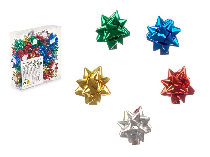 Pincello Lot de 72 Rubans Brillants PVC 4 cm Multi-Couleurs 19x19x6 cm (Set de 12) Pincello Lot de 72 Rubans Brillants PVC 4 cm Multi-Couleurs 19x19x6 cm (Set de 12)