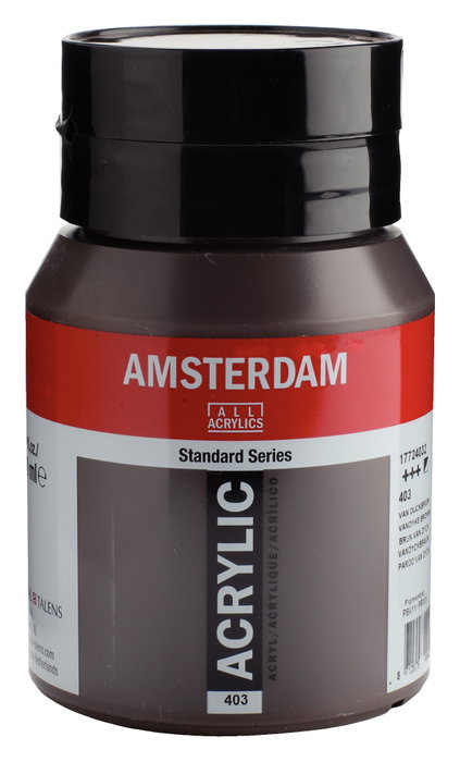 Amsterdam Peinture acrylique Standard Series Pardo Van Dyck 403, 500 ml Amsterdam Peinture acrylique Standard Series Pardo Van Dyck 403, 500 ml
