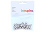 Innspiro Cascabeles en métal de 10 mm, couleur argent (30 pièces)