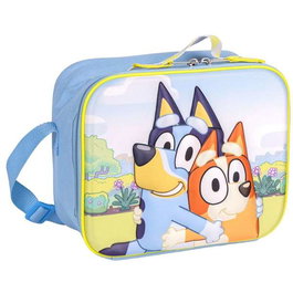 CERDÁ - Porte-goûter 3D Bluey - Pour enfant dès 3 ans - Boîte à lunch avec motif Bluey - Dimensions : 26 x 23 x 5 cm - Coloris : Bleu