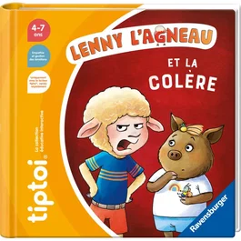 Ravensburger - Livre interactif tiptoi - Lenny l'agneau et la colère - Jeu éducatif électronique sans écran - Dès 4 ans - 13099076