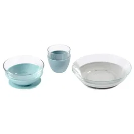 Béaba Coffret Repas Verre Jungle 4 pièces