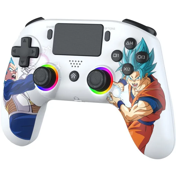 Subsonic Manette sans fil Dragon Ball Super Goku vs Vegeta PS5 / PC - Blanc