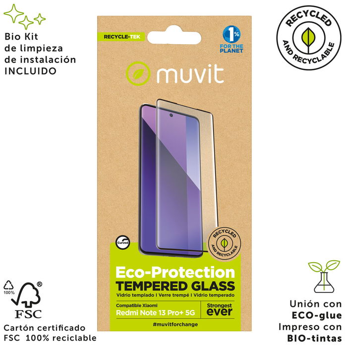 Film Protecteur pour Téléphone Portable Muvit for Change Redmi Note 13 Pro+ 5G Film Protecteur pour Téléphone Portable Muvit for Change Redmi Note 13 Pro+ 5G
