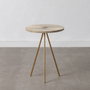 BigBuy Home Table d'appoint Beige Doré