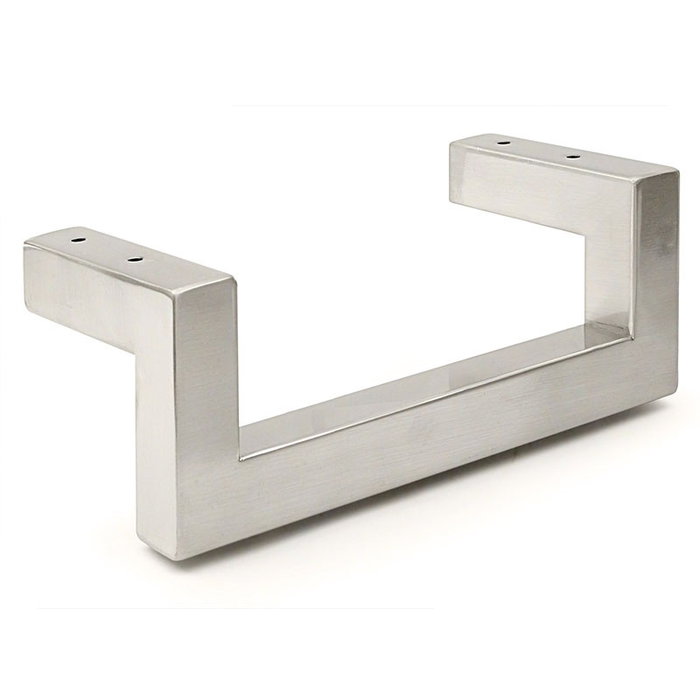 Q&Q Pata de table métallique Sina L225 H85, chromé, hauteur 85 cm Q&Q Pata de table métallique Sina L225 H85, chromé, hauteur 85 cm