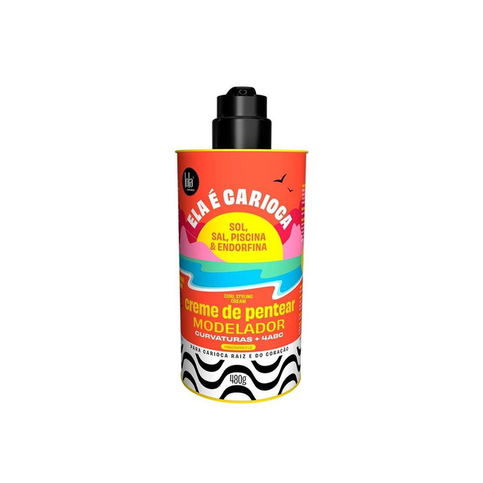 Lola From Rio Crème de Coiffage Éla É Carioca 4ABC 480g - Pour Définition et Hydratation des Boucles, Méthode Curly Girl Lola From Rio Crème de Coiffage Éla É Carioca 4ABC 480g - Pour Définition et Hydratation des Boucles, Méthode Curly Girl