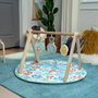 Ingenuity Tapis d'éveil Sun Valley avec arche de jeu en bois