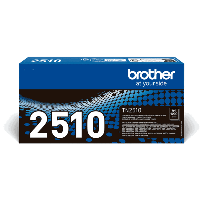 Brother TN-2510 / TN2510 Cartouche de toner noir Brother TN-2510 / TN2510 Cartouche de toner noir