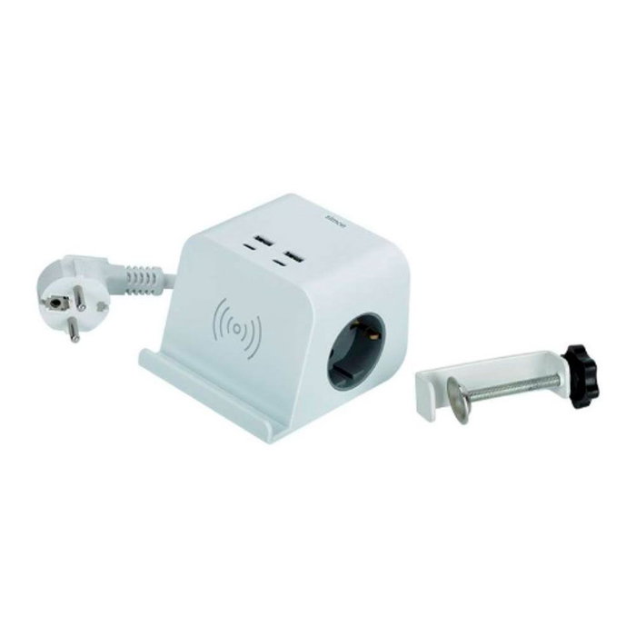 Socle de prise Simon Blanc 250 V 16 A Socle de prise Simon Blanc 250 V 16 A