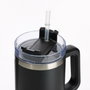 Muitomas Bouteille d'eau Noir Acier inoxydable