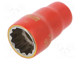 BAHCO Douille isolée 12 pans 24 mm 1/2 pouces 1kV