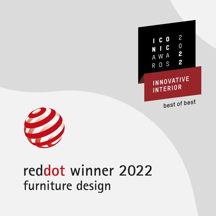 Emuca Kit de fixation pour 1 étagère en bois, 1 module et 1 tringle de suspension, longueur 1m Zero, Zamak, Peint en noir texturé