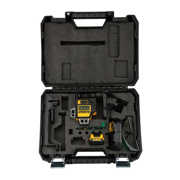 DEWALT DCE089D1G-QW Niveau laser autonivelant 3 lignes 360° vert