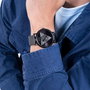 GUESS GW0502G2 Montre pour Homme en Acier Inoxydable Noir