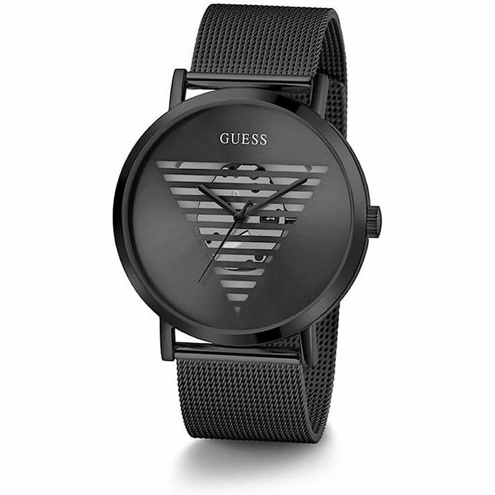 GUESS GW0502G2 Montre pour Homme en Acier Inoxydable Noir