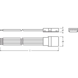 Ledvance Connecteurs de bande LED RGBW - CP/P5/500/P Pack 2