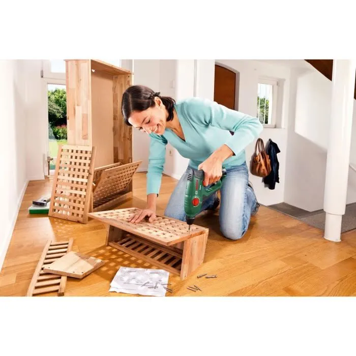 Bosch - Perforateur sans fil UNEO 12V avec batterie 2,5 Ah - Frappe 0,5 J, perçage béton 10 mm, 4800 cps/min