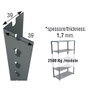 Simon Rack Profil Sclick P/40 2000mm Gris