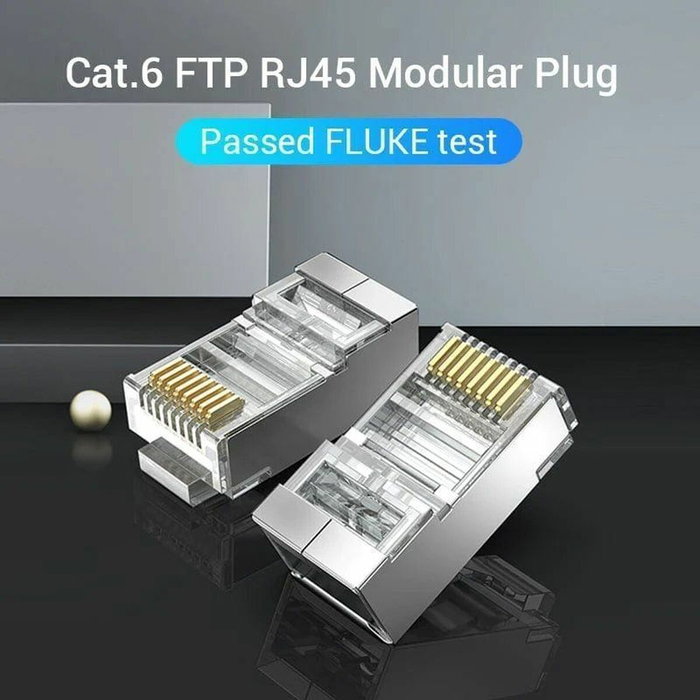 Connecteur RJ45 Vention IDCR0-100 Argenté