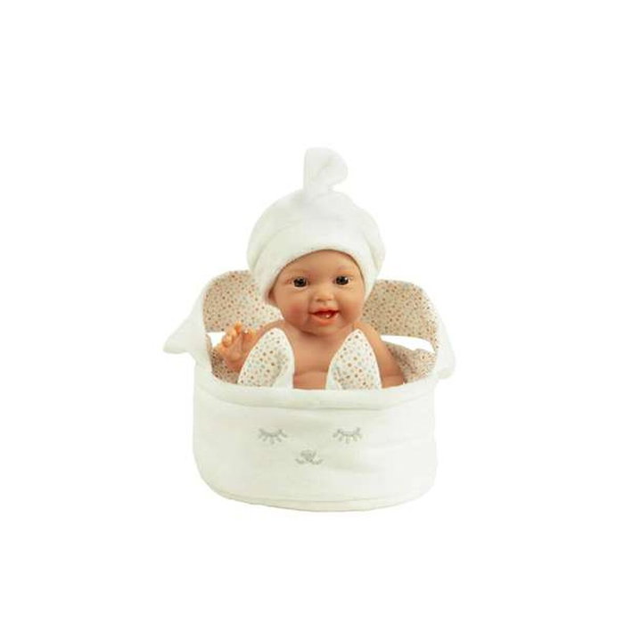 Muñecas Arias Poupée Elegance Lupi Beige avec Panier 26 cm