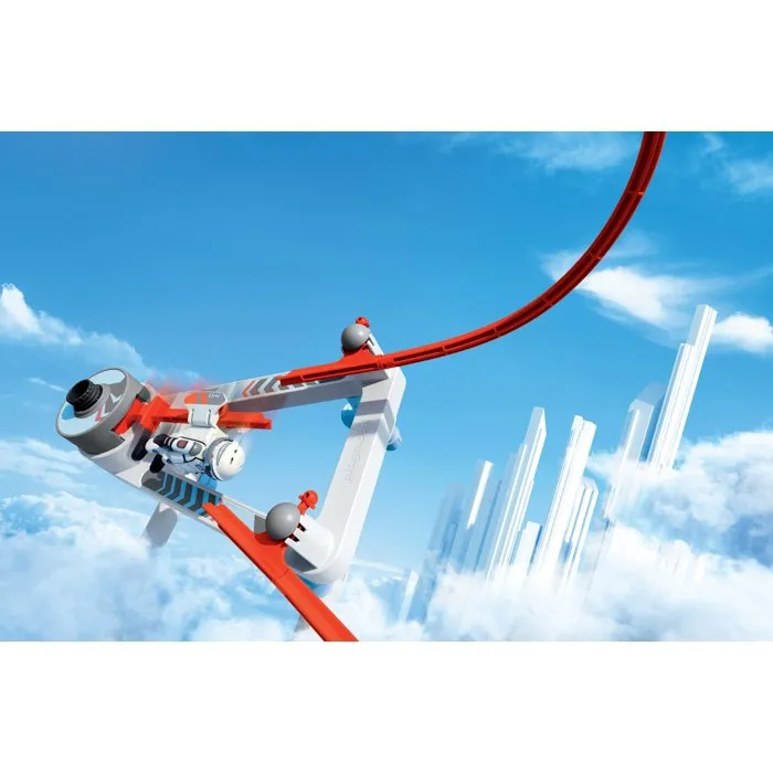 Playmobil Sky Trails Flip Rail - Set d'action avec circuit aérien, 20 pièces, jouet pour enfant à partir de 7 ans