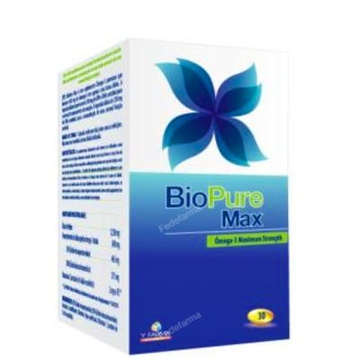 YFARMA BIO PURE MAX OMEGA 3 30 capsules YFARMA BIO PURE MAX OMEGA 3 30 capsules