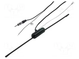 4CARMEDIA Antenne automobile intérieure avec amplificateur, 0,28m