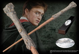 The Noble Collection Réplique de la Baguette Harry Potter - Boîte Élégante avec Certificat de Qualité