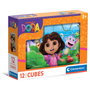 CLEMENTONI Puzzle Cube Dora l'Exploratrice 12 pièces